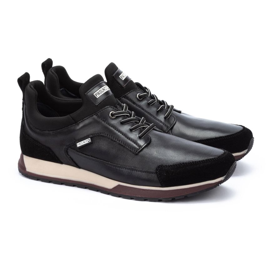 Men's Pikolinos CAMBIL Sneakers Black | NZ Q571Q93